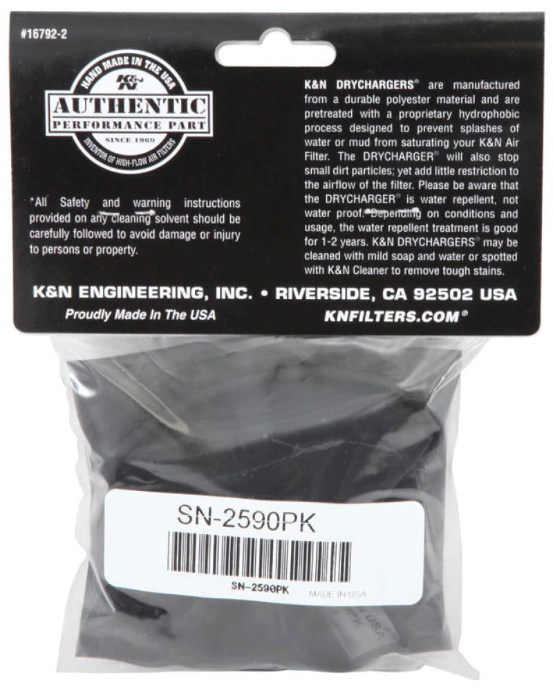 K&N Snowcharger Air Filter Wrap - SN-2590PK