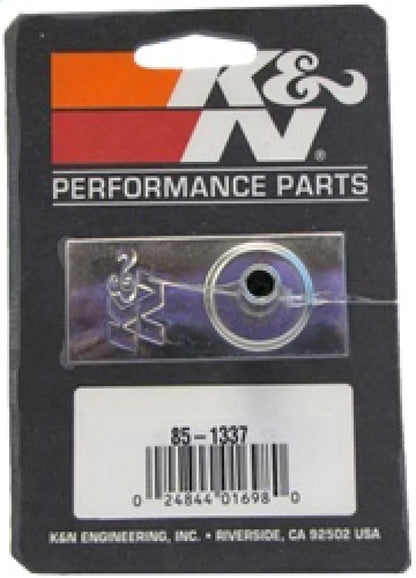 K&N Air Filter Vent Kit - Marine - Aluminum 3/8in - 85-1337