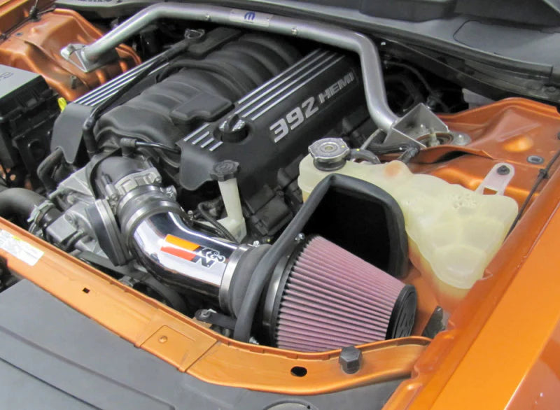 K&N Performance Intake Kit TYPHOON; 11 Dodge Challenger 6.4L V8 - 69-2545TP