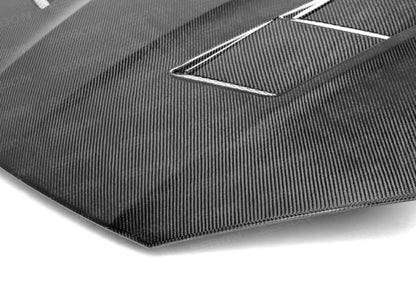 Seibon 12-13 Hyundai Genesis TS Carbon Fiber Hood - HD1213HYGEN2D-TS