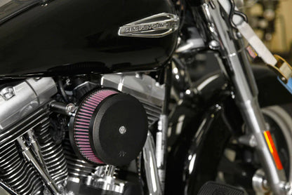 K&N 99+ Harley Davidson Street Metal Intake System - Hammer - RK-3933B