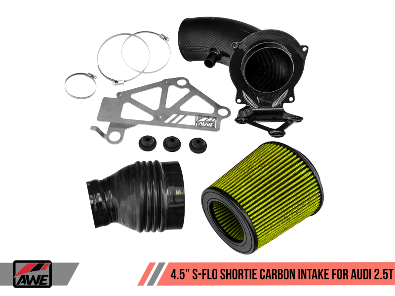 AWE Tuning Audi RS3 / TT RS S-FLO Shortie Carbon - 2660-15046-C-Dub Tech