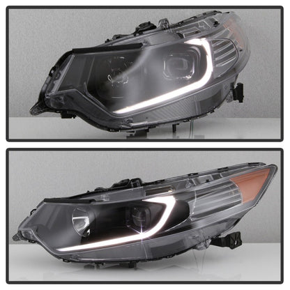 xTune 09-14 Acura Projector Headlights - Light Bar DRL - - 9042218