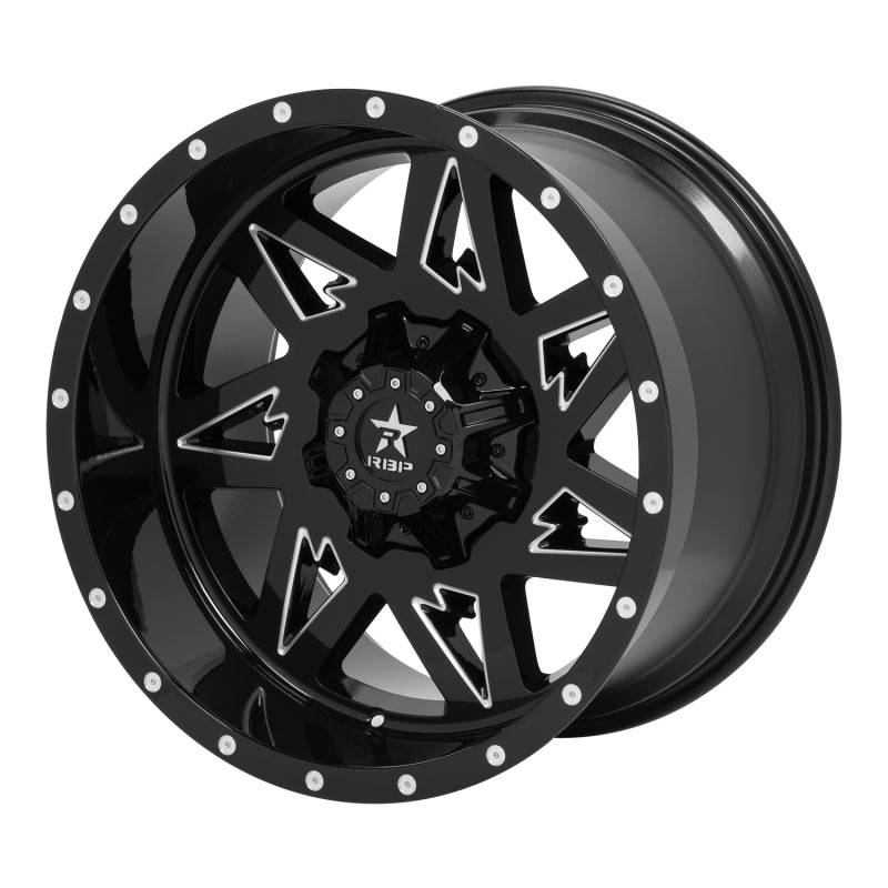 RBP 71R AVENGER GLOSS BLK MACHINED GROOVES