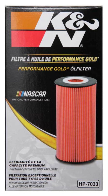 K&N Performance Oil Filter for 04-15 Mercedes Benz - HP-7033