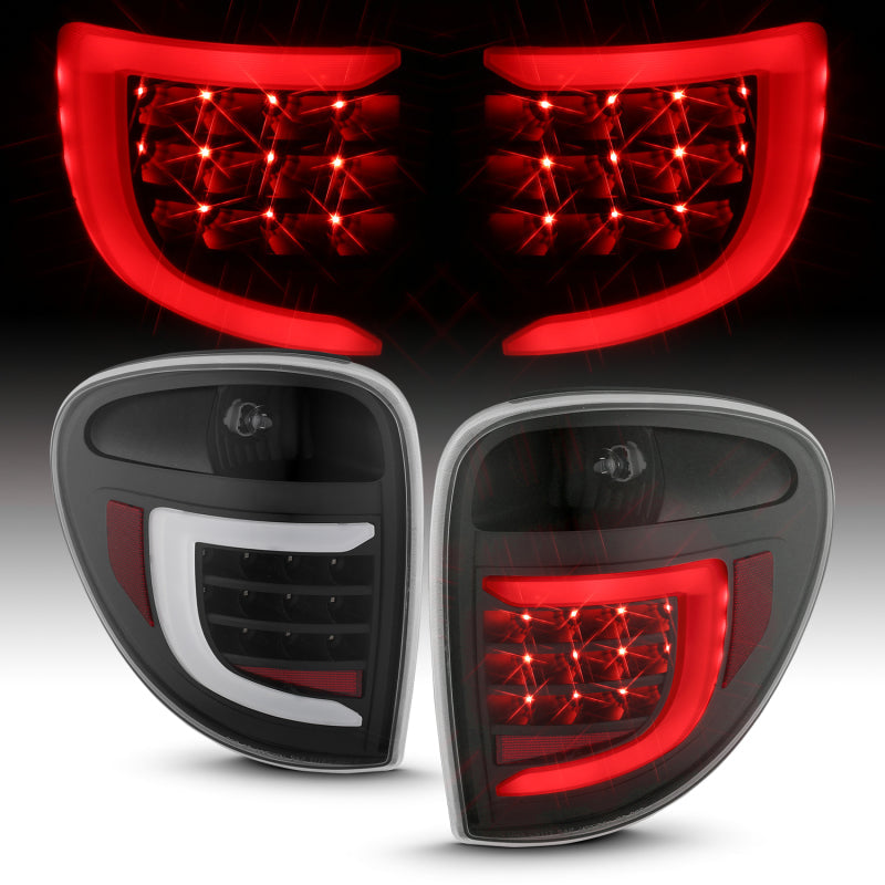 ANZO 2004-2007 Dodge  Grand Caravan LED Tail Lights w/ Light - 311365