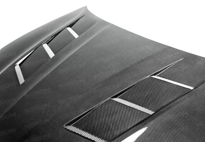 Seibon 12-13 Hyundai Genesis TS Carbon Fiber Hood - HD1213HYGEN2D-TS