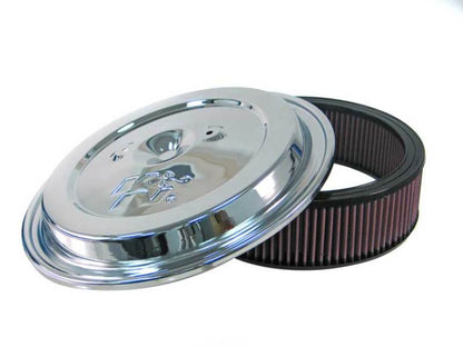 K&N Replacement Air Filter w/ Chrome Top - W/E-1500 K&N - CE-1502
