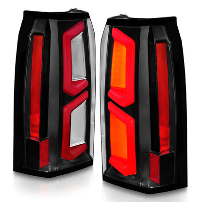 ANZO 2015-2020 Chevrolet Tahoe LED Tail Lights w/ Light Bar - 311374