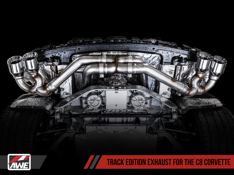 AWE Tuning 2020 Chevrolet Corvette (C8) Track Edition Exhaust - - 3020-42080-C-Dub Tech