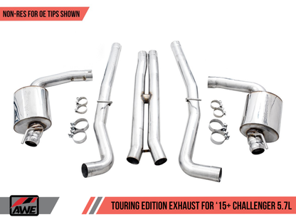 AWE Tuning 2017+ Dodge Challenger 5.7L Touring Edition Exhaust - - 3015-11056-C-Dub Tech