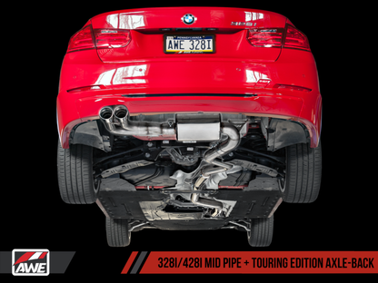 AWE Tuning BMW F3X 28i / 30i Touring Edition Axle-Back - 3010-23022-C-Dub Tech