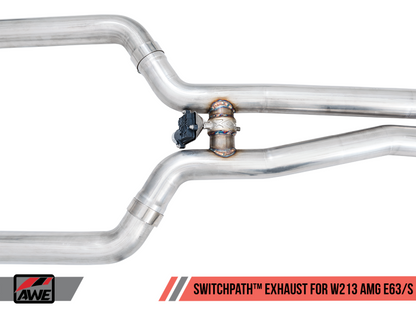 AWE Tuning Mercedes-Benz W213 AMG E63/S Sedan/Wagon SwitchPath Exhaust System - 3025-31046-C-Dub Tech