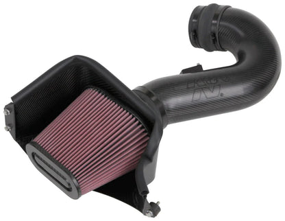 K&N 2019 Chevrolet Corvette ZR1 6.2L Aircharger Performance Intake System - 63-3111