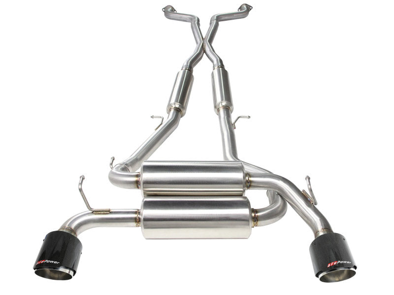 aFe Takeda 2-1/2in 304SS Cat-Back Exhaust Infiniti G37 08-13/Q60 14-15 - 49-36103-C