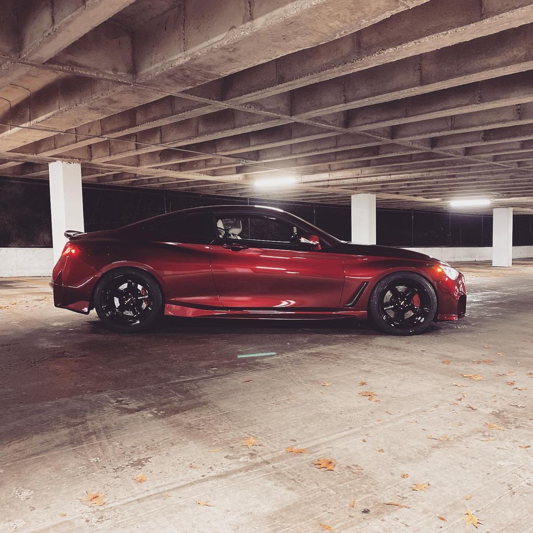 CMST Tuning Carbon Fiber Rear Bumper & Diffuser for Infiniti Q60 to Project Black S concept 2017-2022