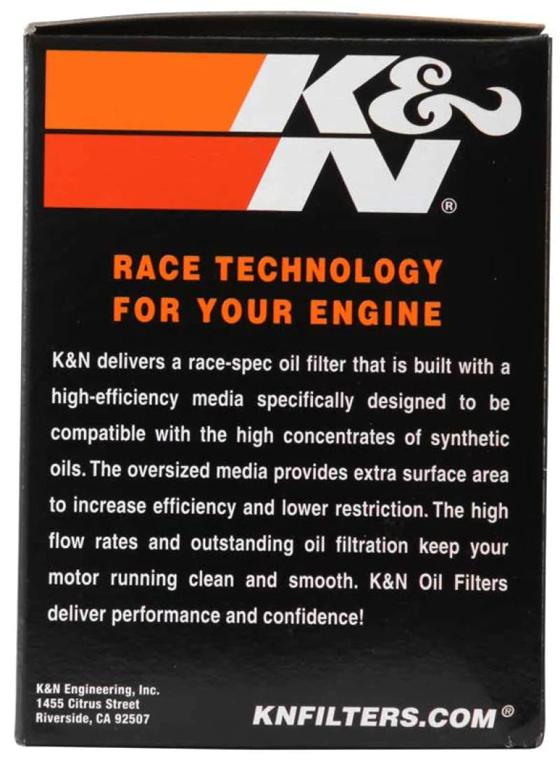 K&N Oil Filter 02-10 Harley Davidson VRSC 3in OD x - KN-174C