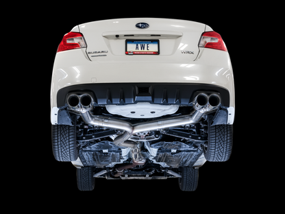 AWE Tuning Subaru WRX/STI VA/GV Sedan Track Edition Exhaust - - 3020-42058-C-Dub Tech