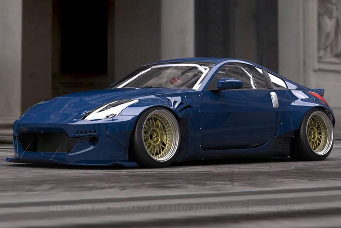 GReddy Nissan Z33 Rocky Bunny Aero Kit - Rear Fenders - 17020354