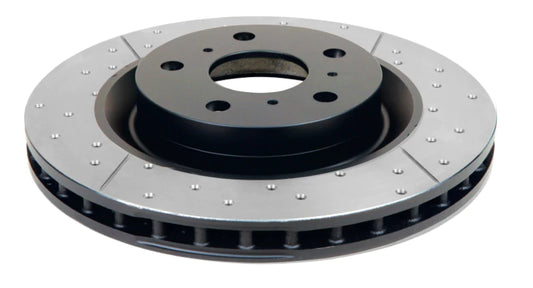DBA 06-12 Chevrolet Corvette Z06 Front Drilled & Slotted Street - 2992BLKX