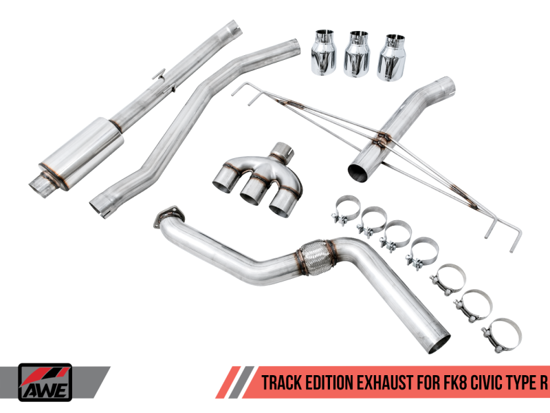 AWE Tuning 2017+ Honda Civic Type R Touring Edition Exhaust - 3015-52004-C-Dub Tech