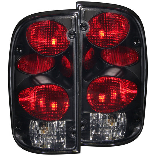 ANZO 1995-2000 Toyota Tacoma Taillights Dark Smoke G2 - 211180-C-Dub Tech