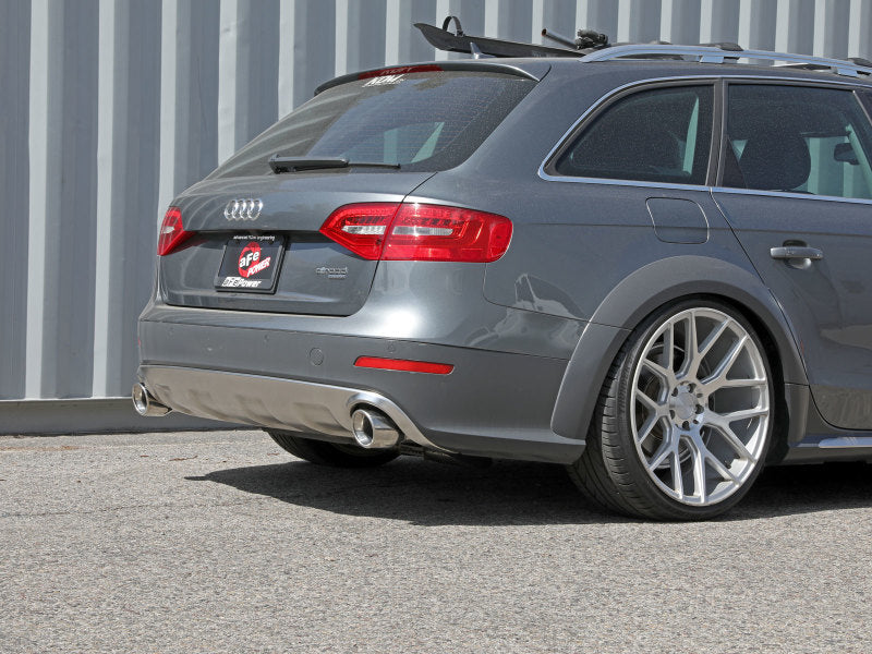 afe MACH Force-Xp 13-16 Audi Allroad L4 SS Axle-Back Exhaust - 49-36437-P-C-Dub Tech