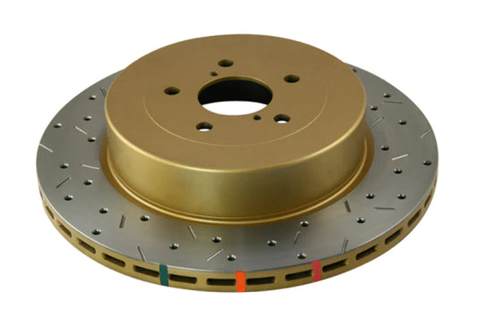 DBA 04-07 WRX/STI Turbo 10 Stud Hole Rear Drilled & - 4655XS-10