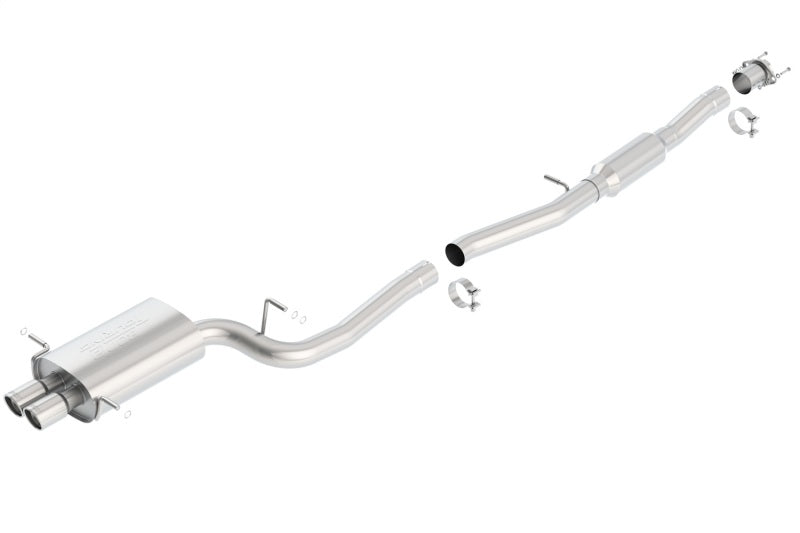 Borla 02-07 WRX Twin Tip Hush Catback Exhaust - 140053-C-Dub Tech