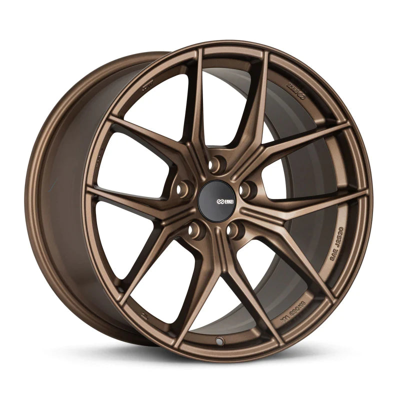 Enkei TSR-X 18x9.5 38mm Offset 5x114.3 BP Gloss Bronze Wheel - 529-895-6538ZP