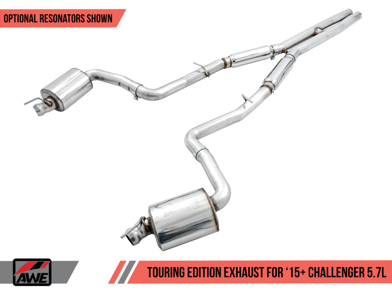 AWE Tuning 2017+ Dodge Challenger 5.7L Touring Edition Exhaust - - 3015-11056-C-Dub Tech