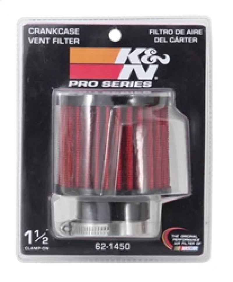 K&N 1.5in Flange ID x 3in OD x 2.5in H - 62-1450