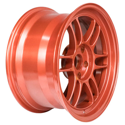 Enkei RPF1 17x9 5x114.3 22mm Offset 73mm Bore Orange Wheel - 3797906522OR