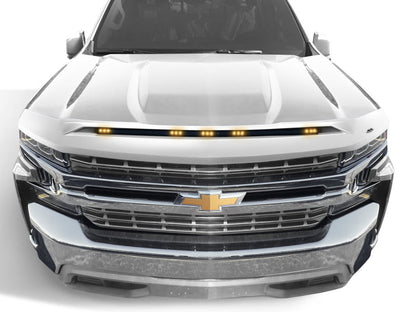 AVS 2016-2018 Chevy Silverado 1500 Aeroskin Low Profile Color-Match Hood - 753123-GAZ-C-Dub Tech