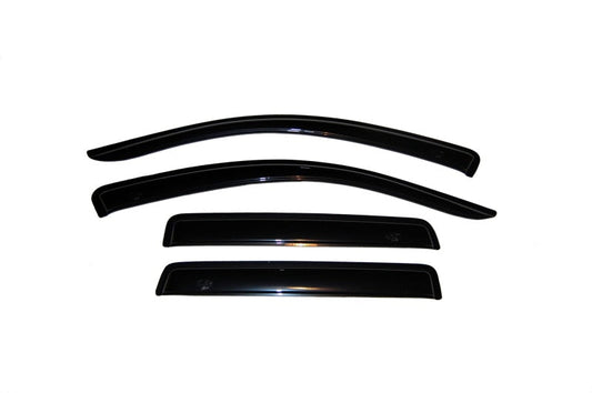 AVS 07-10 Mitsubishi Outlander Ventvisor Outside Mount Window Deflectors 4pc - 94555-C-Dub Tech