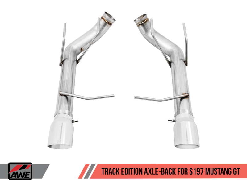 AWE Tuning S197 Mustang GT Axle-back Exhaust - Track Edition - 3020-32040-C-Dub Tech
