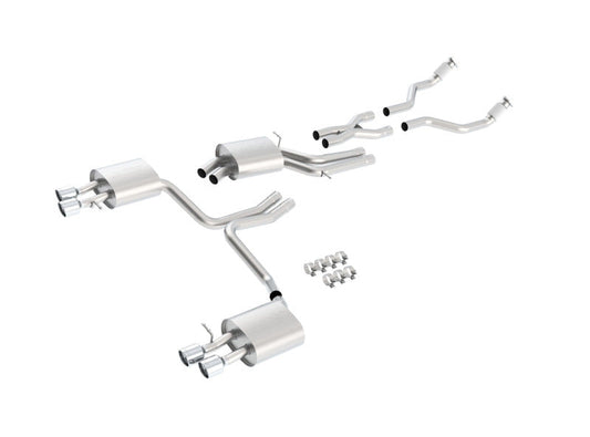 Borla 10-13 Audi S4 3.0L AT/MT AWD Dual Split Rear - 140403-C-Dub Tech