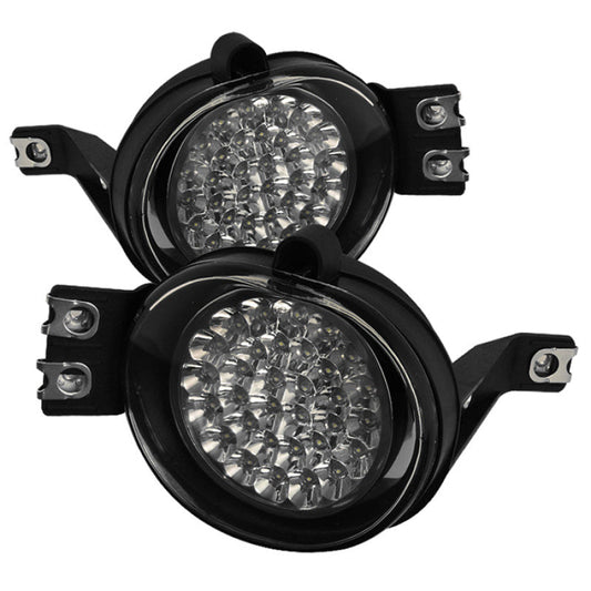 Spyder Dodge Ram 02-08/Durango 04-06 LED Fog Lights w/Switch Clear - 5015600