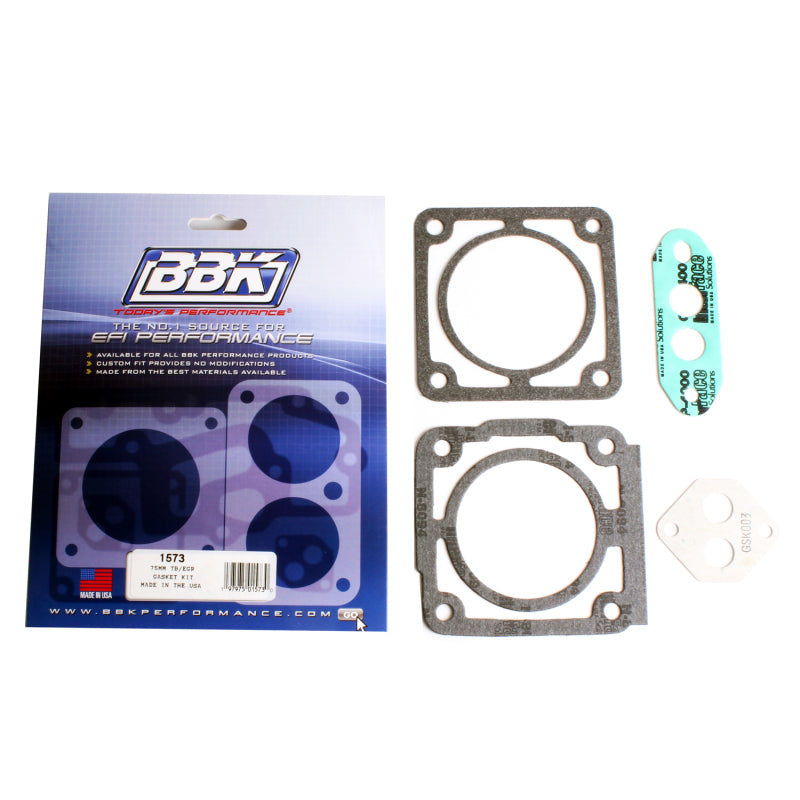 BBK 86-93 Mustang 5.0 75mm Throttle Body Gasket Kit - 1573-C-Dub Tech