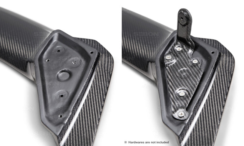 Seibon 14-15 Honda Civic 2 Door Si-Style Carbon Fiber Rear - RS14HDCV2D-SI