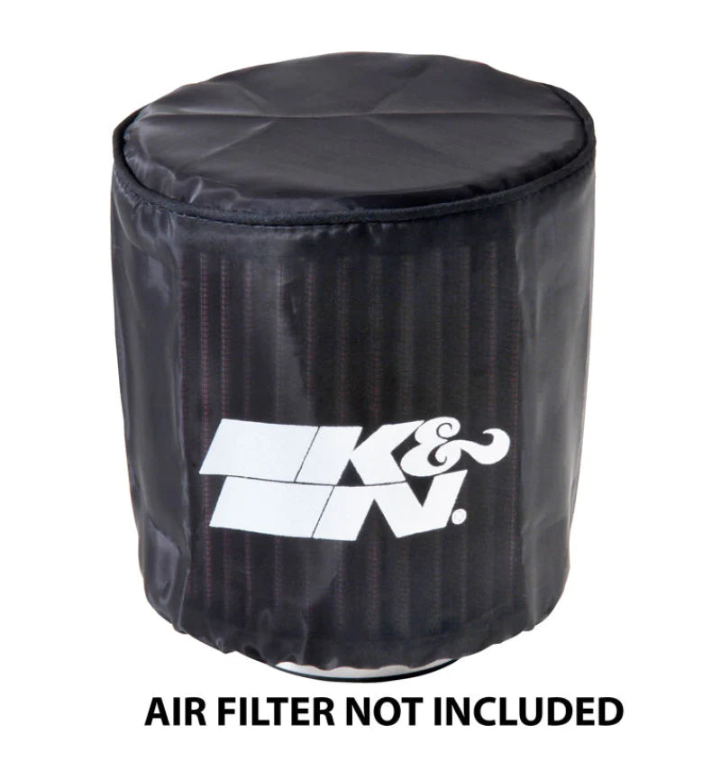 K&N Precharger Round Straight Air Filter Wrap Black - 4.5in - 22-8013PK