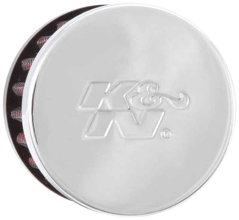 K&N Clamp On Rubber Base Crankcase Vent Filter 0.5in Flange - 62-1330