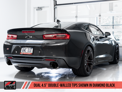 AWE Tuning 16-19 Chevrolet Camaro SS Axle-back Exhaust - Track - 3020-33053-C-Dub Tech