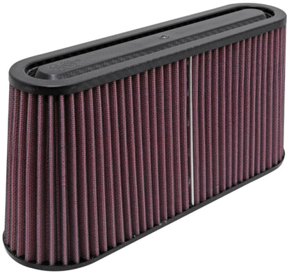K&N Filter Univ Air Filter Carbon Fiber Top/Base Oval FLG - RP-5105
