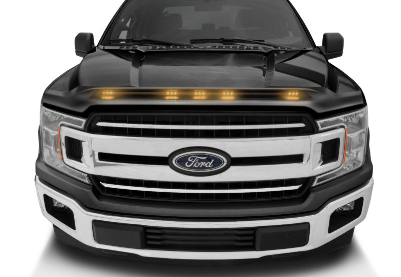 AVS 2016-2018 Ford F-150 Aeroskin LightShield Color Hood Protector, Shadow - 753096-G1-C-Dub Tech