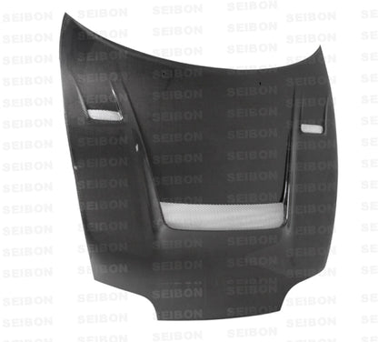 Seibon 93-98 Toyota Supra (JZA80L) KB-Style Carbon Fiber Hood - HD9398TYSUP-KB