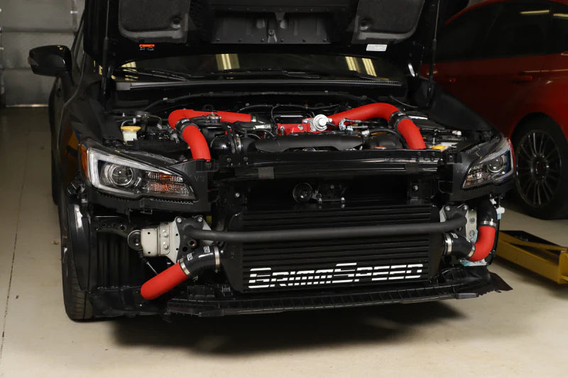 GrimmSpeed 2015+ Subaru STI Front Mount Intercooler Kit Black Powder - 090258