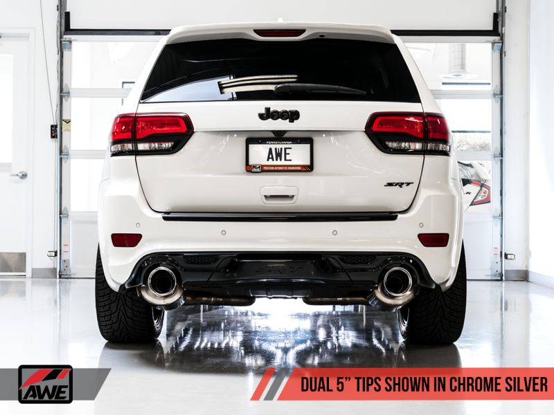 AWE Tuning 2020 Jeep Grand Cherokee SRT Track Edition Exhaust - 3020-32061-C-Dub Tech