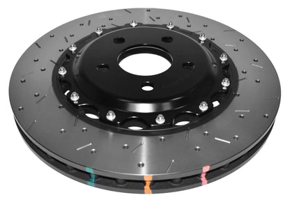 DBA 97-12 Chevrolet Corvette 5000 Series Slotted Front Rotor (Black - 52994BLKXS