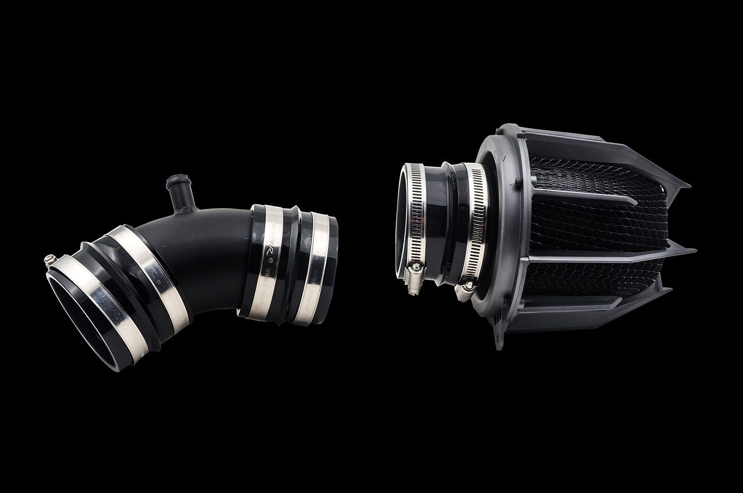 2001-2007 FORD  ESCAPE  V6 STEALTH BLACK DRAGON INTAKE WITH CHROME FILTER-C-Dub Tech